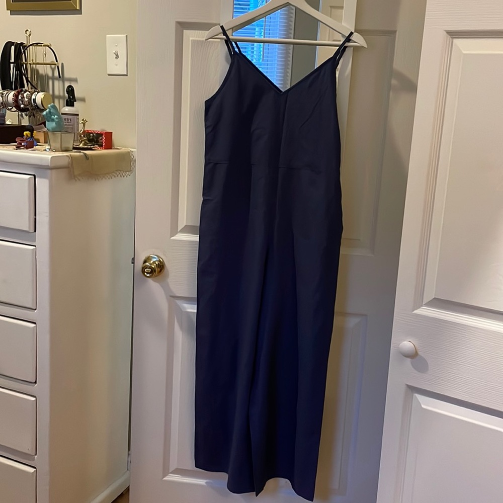 Navy blue summer jumpsuit